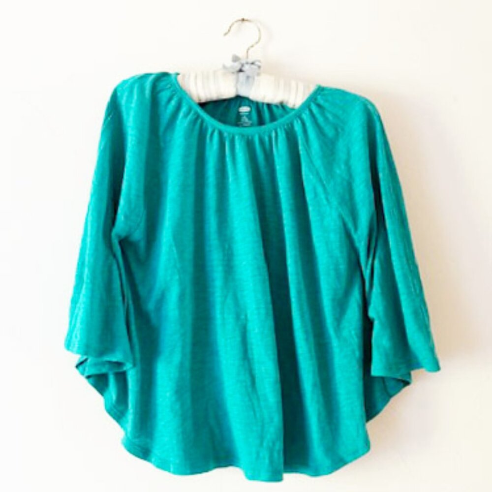 Old Navy Turquoise Batwing sleeve tee — Women's SZ Large (10-12)